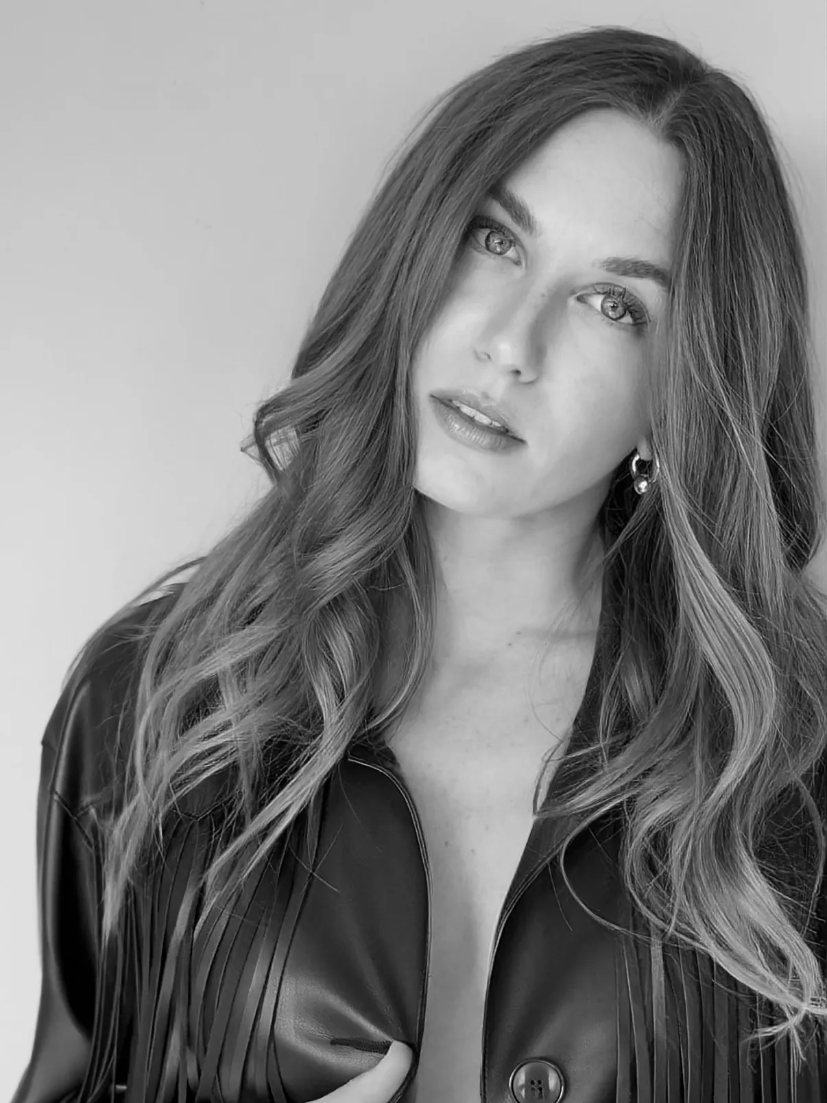 Leonie Dubuc — black and white editorial portrait